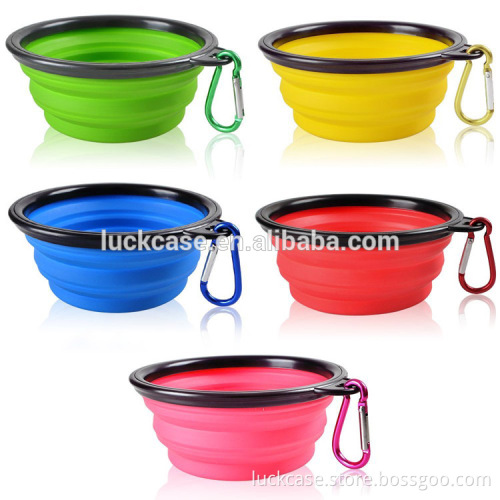 Luckcase 100% Food Grade Silicone BPA Free Cat Dog Pet Plate for Feeding